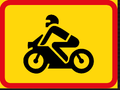 TR562 Applies to Motorcycles Sign – Temporary