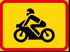 TR562 Applies to Motorcycles Sign – Temporary