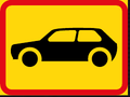 TR563 Applies to Motor Vehicles Sign – Temporary