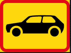 TR563 Applies to Motor Vehicles Sign – Temporary