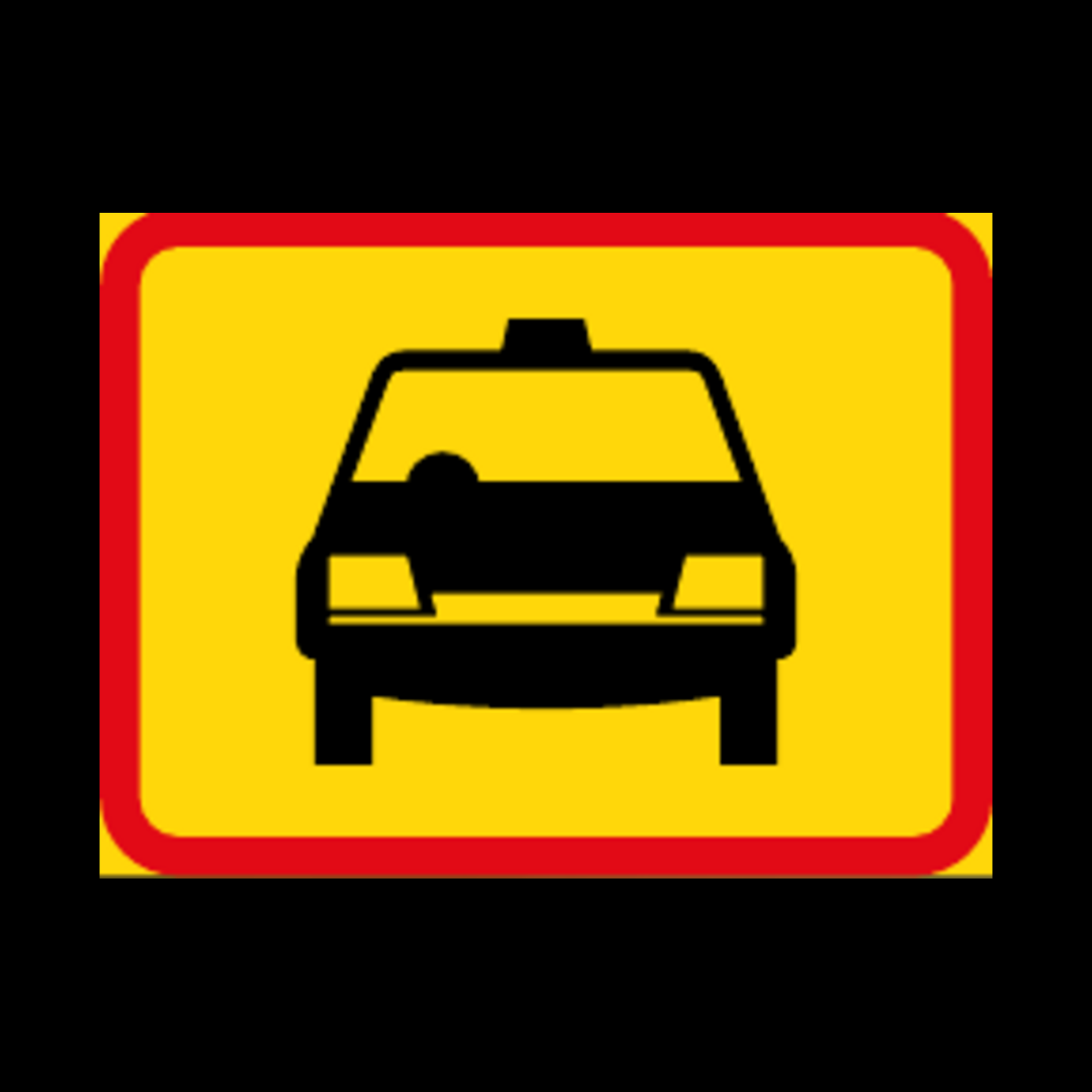 TR564 – Applies to Taxis Sign – Temporary
