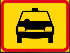 TR564 Applies to Taxis Sign – Temporary