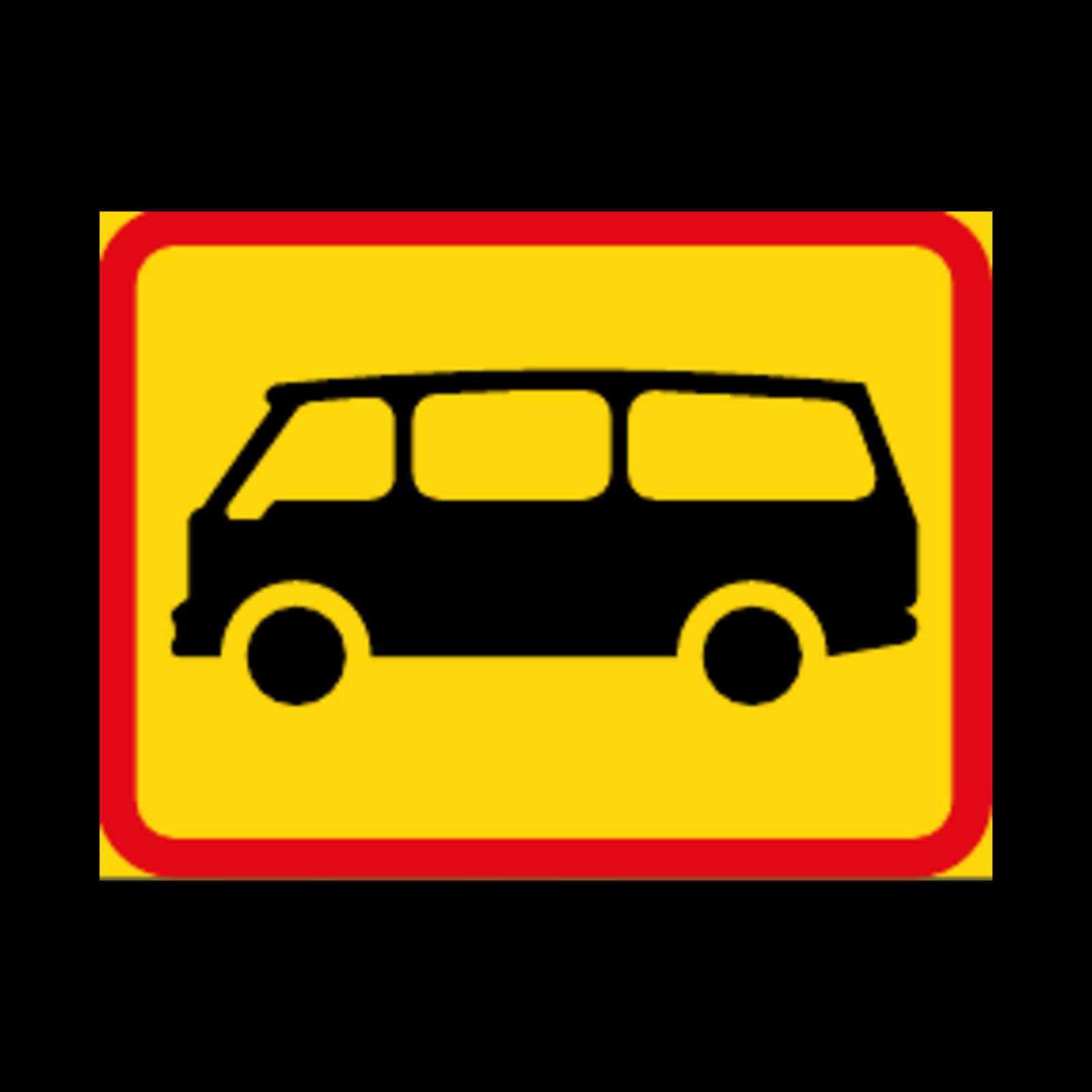 TR565 – Applies to Mini-Buses Sign – Temporary
