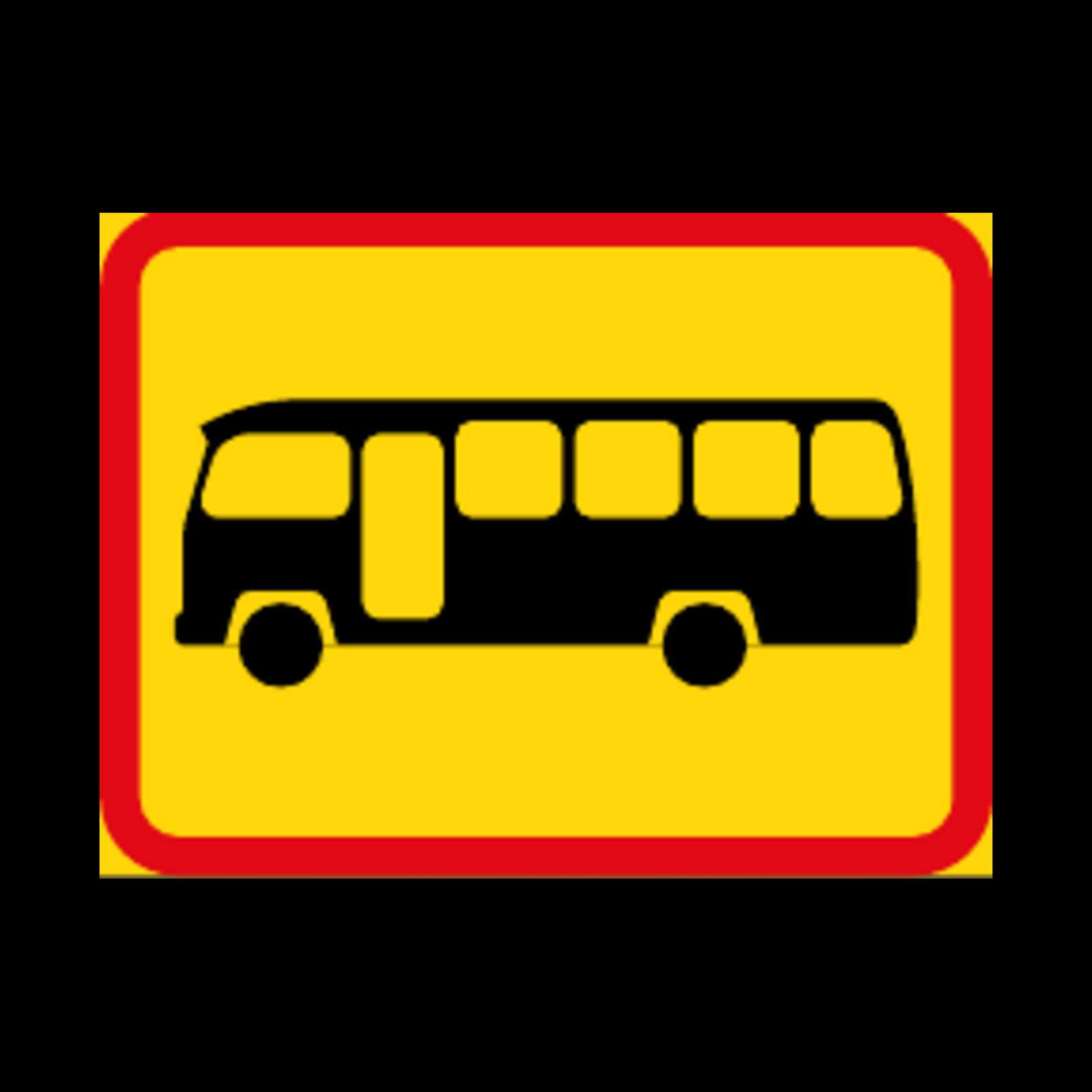 TR566 – Applies to Midi-Buses Sign – Temporary