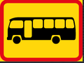 TR566 Applies to Midi-Buses Sign – Temporary