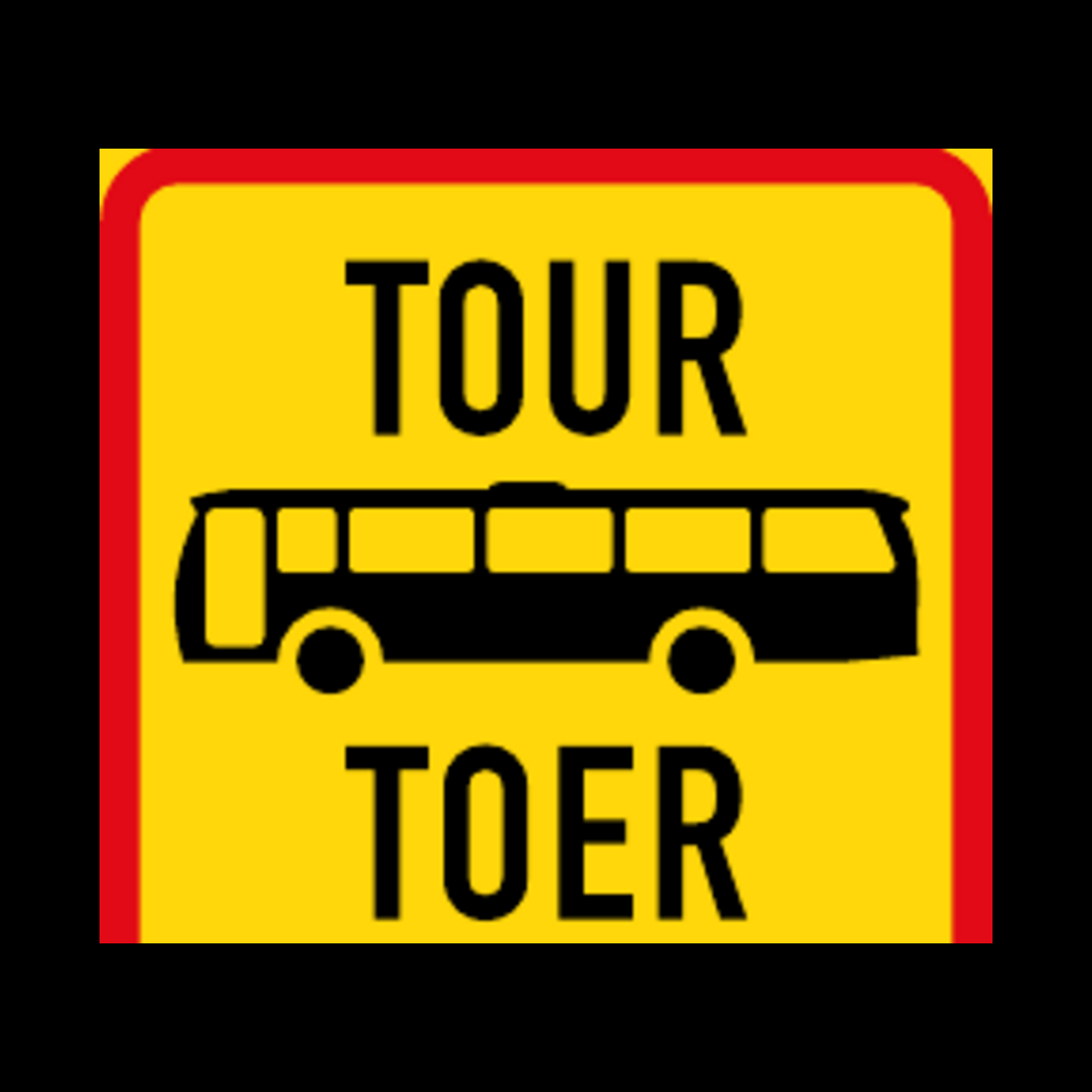 TR574 – Applies to Tour Buses Sign – Temporary