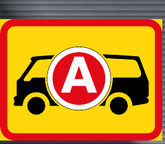 TR576 Applies to Ambulances and Emergency Vehicles Sign – Temporary