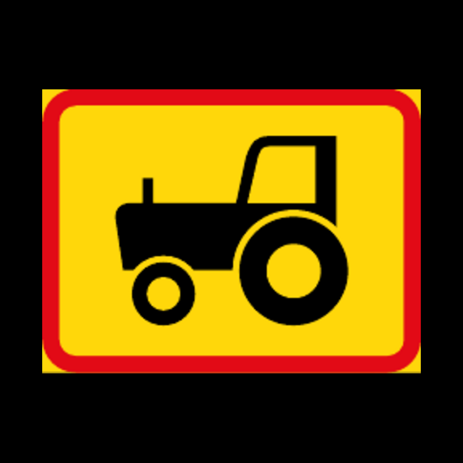 TR580 – Applies to Agricultural Vehicles Sign – Temporary