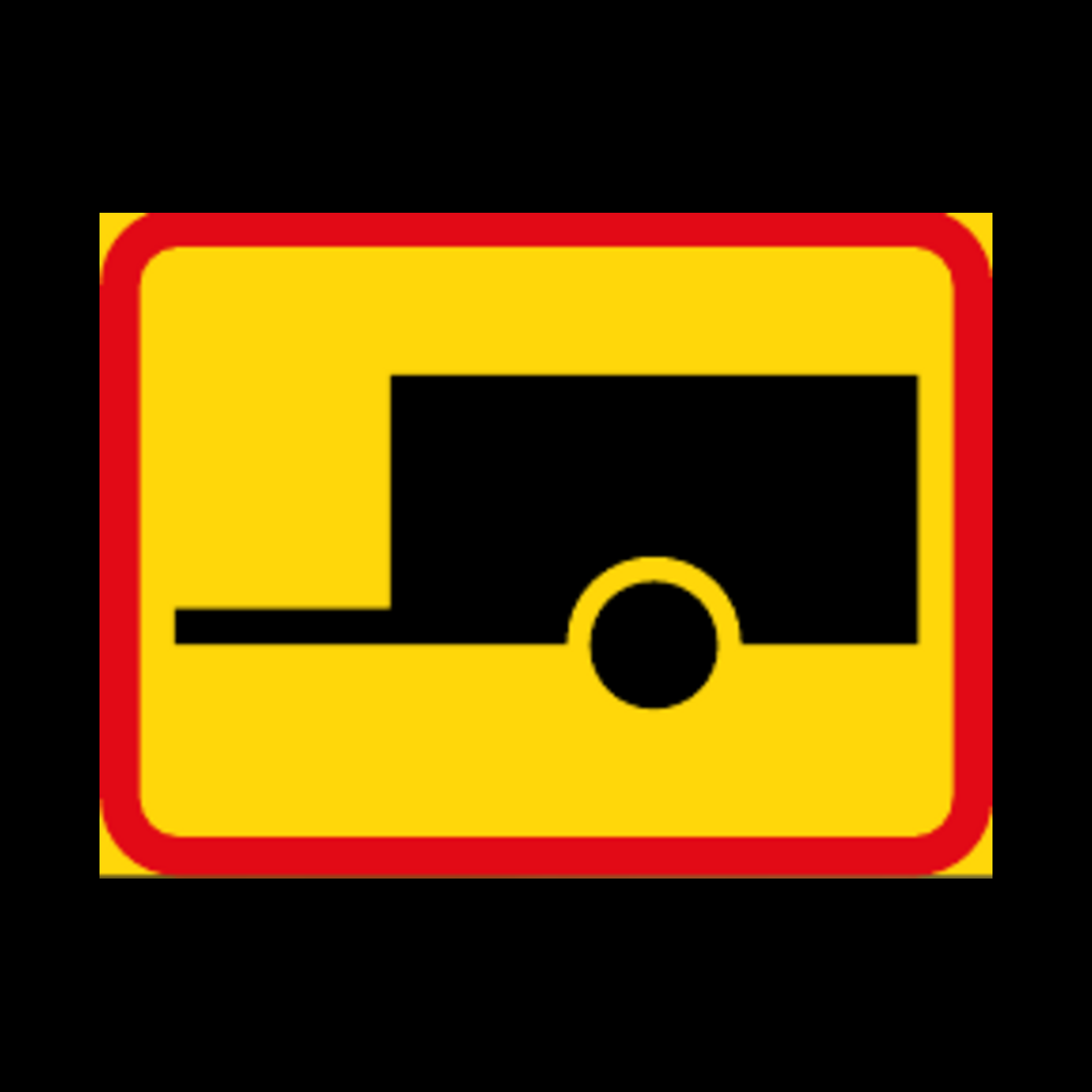 TR582 – Applies to Towed Vehicles Sign – Temporary