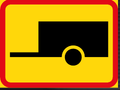 TR582 Applies to Towed Vehicles Sign – Temporary
