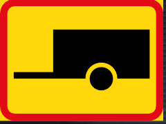 TR582 Applies to Towed Vehicles Sign – Temporary