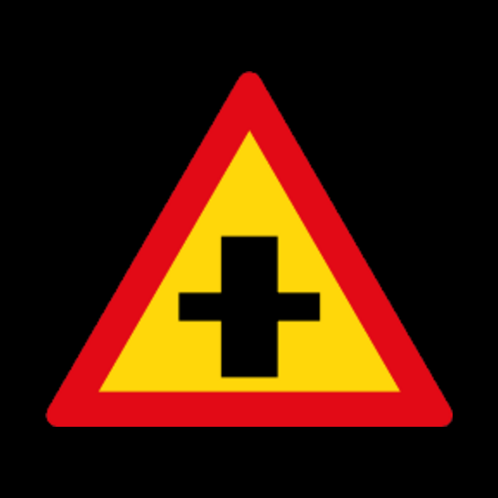 TW102 – Priority Crossroad Sign – Temporary