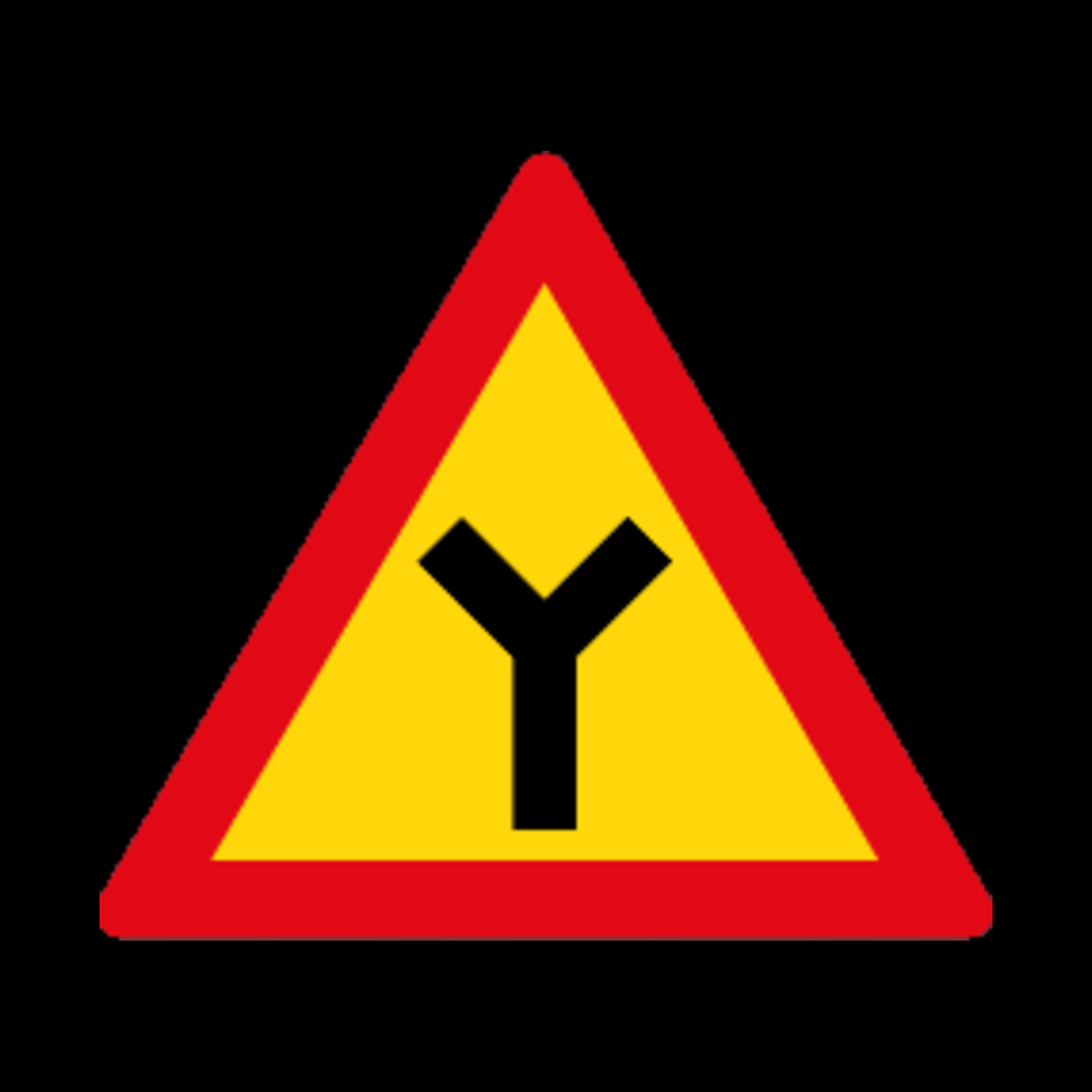 TW115 – Y-Junction Sign – Temporary
