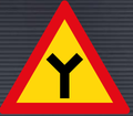 TW115 Y-Junction Sign – Temporary