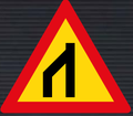 TW116 End of Dual Roadway Sign – Temporary