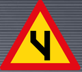 TW119 Beginning of Dual Roadway Sign – Temporary