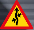 TW218 Concealed Driveway Both Sides Sign – Temporary