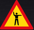 TW304 Traffic Control Ahead Sign – Temporary