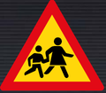 TW308 Children Sign – Temporary