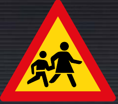 TW308 Children Sign – Temporary