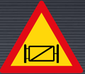 TW314 Gate Ahead Sign – Temporary