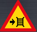 TW315 Motor Gate Right Sign – Temporary
