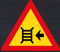 TW316 Motor Gate Left Sign – Temporary