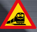 TW318 Railway Crossing Sign – Temporary