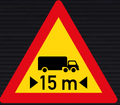 TW321 Length Restricted Sign – Temporary