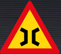 TW326 Narrow Bridge Sign – Temporary
