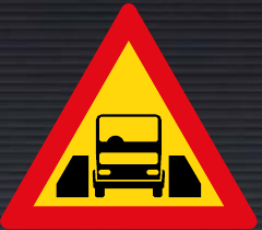 TW327 One Width Vehicle Structure Sign – Temporary