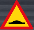 TW332 Speed Humps Ahead Sign – Temporary