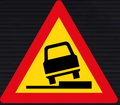 TW340 Surface Step on the Right Sign – Temporary