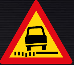 TW342 Soft Shoulder Sign – Temporary