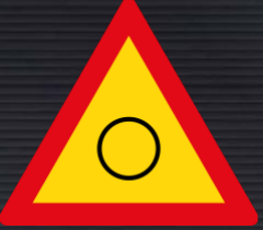 TW346 Emergency Flashing Light Sign – Temporary