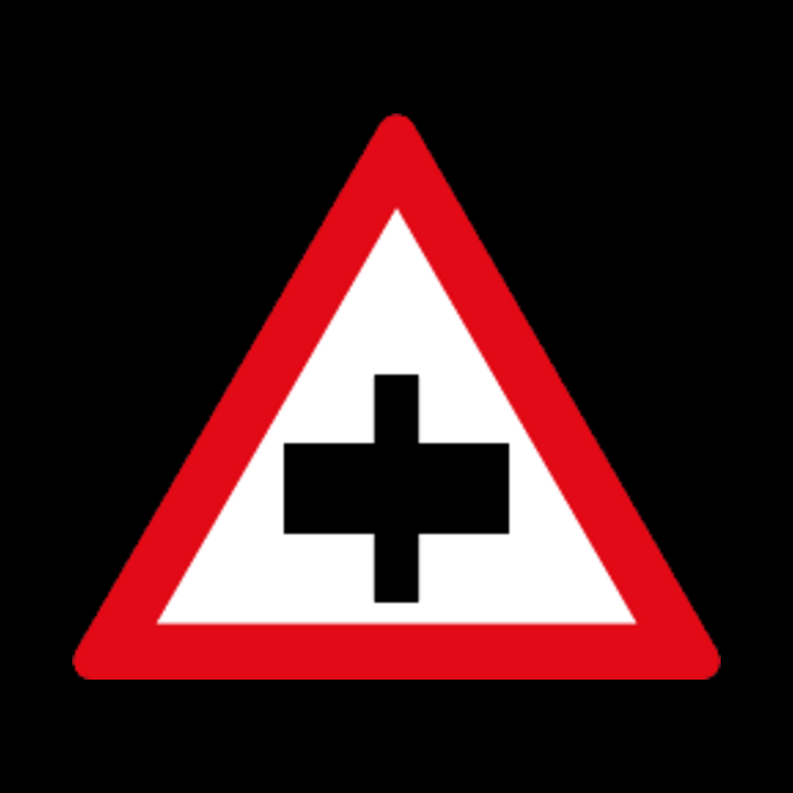 W103 – Secondary Crossroad Sign