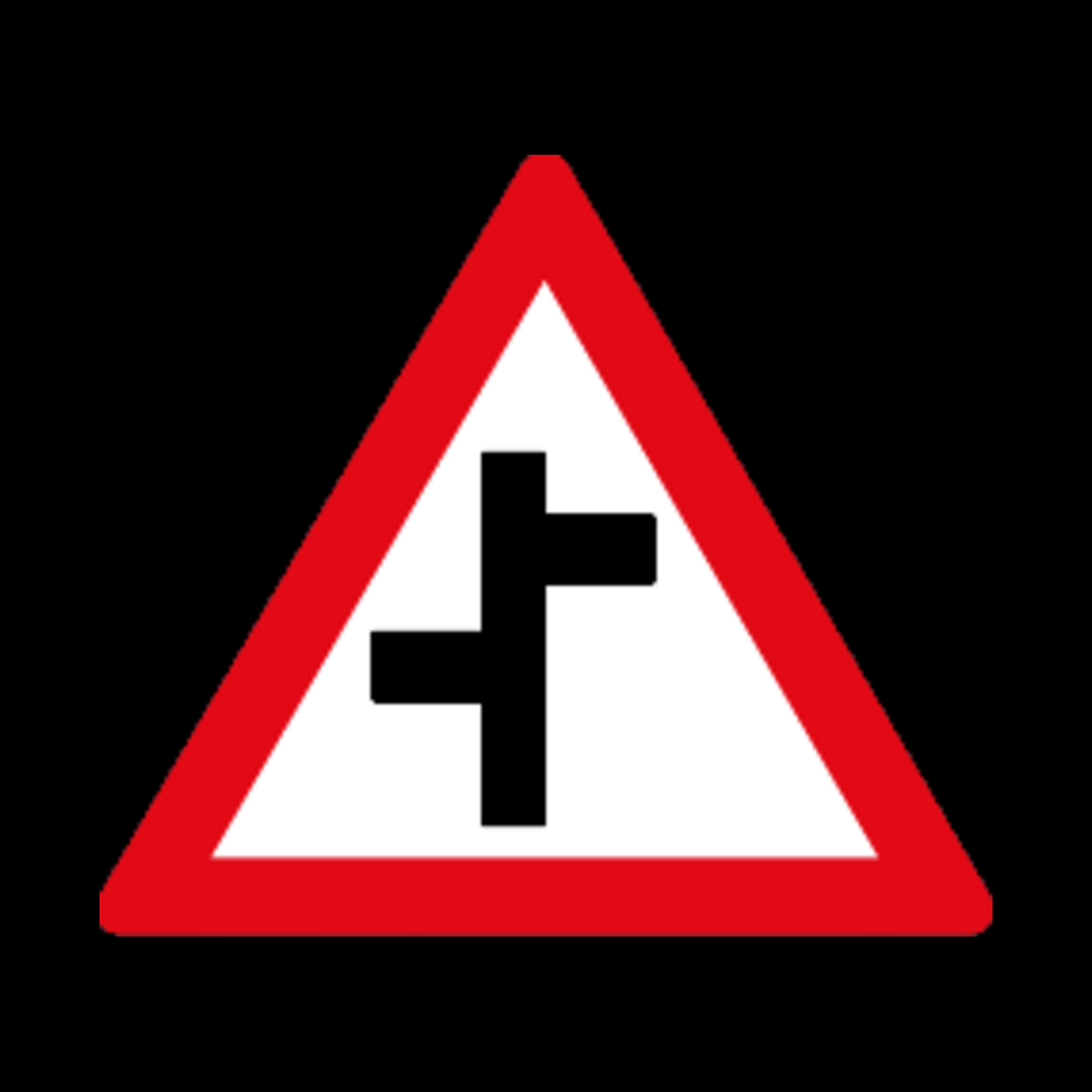 W110 – Staggered Junction Sign