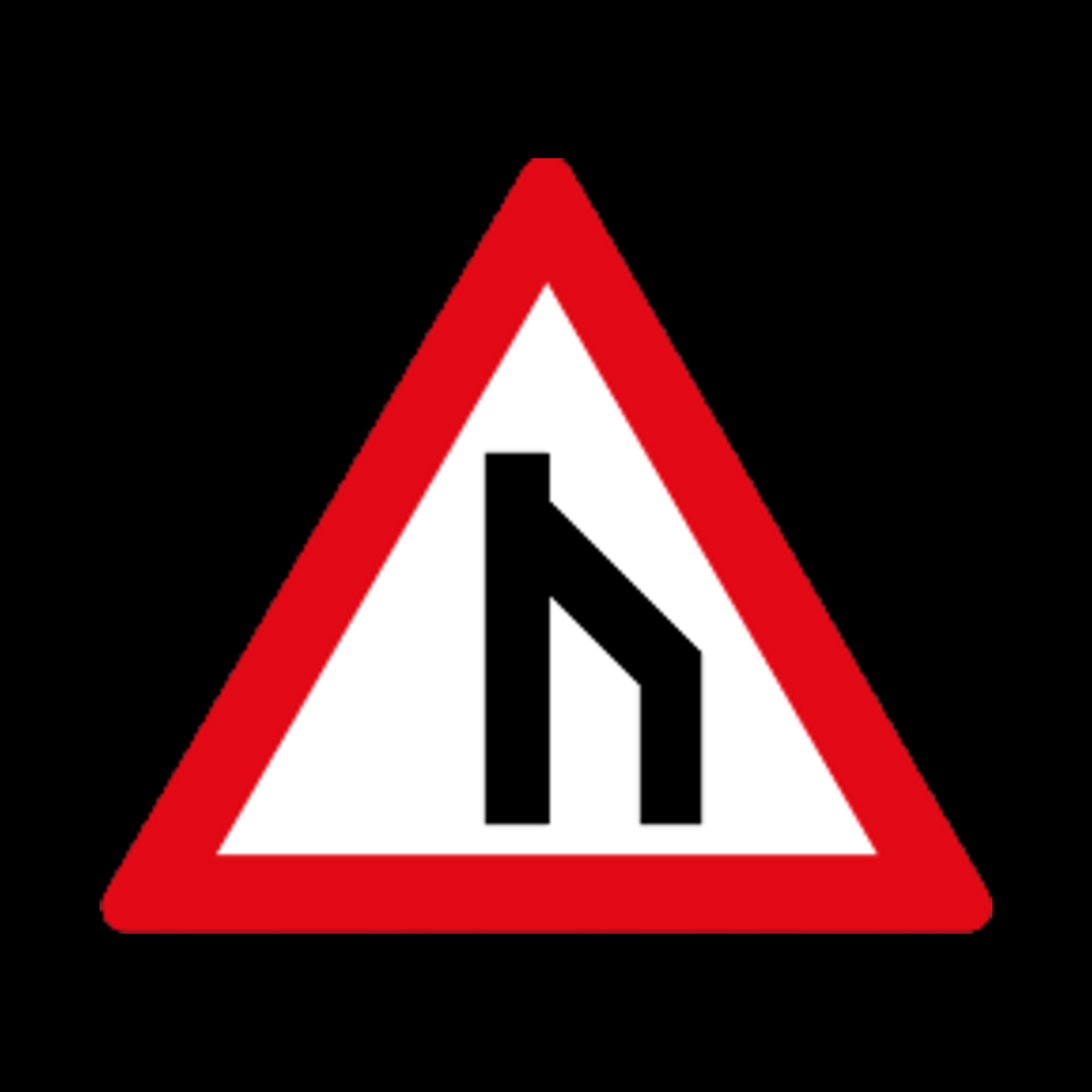 W117 – End of Dual Roadway Sign