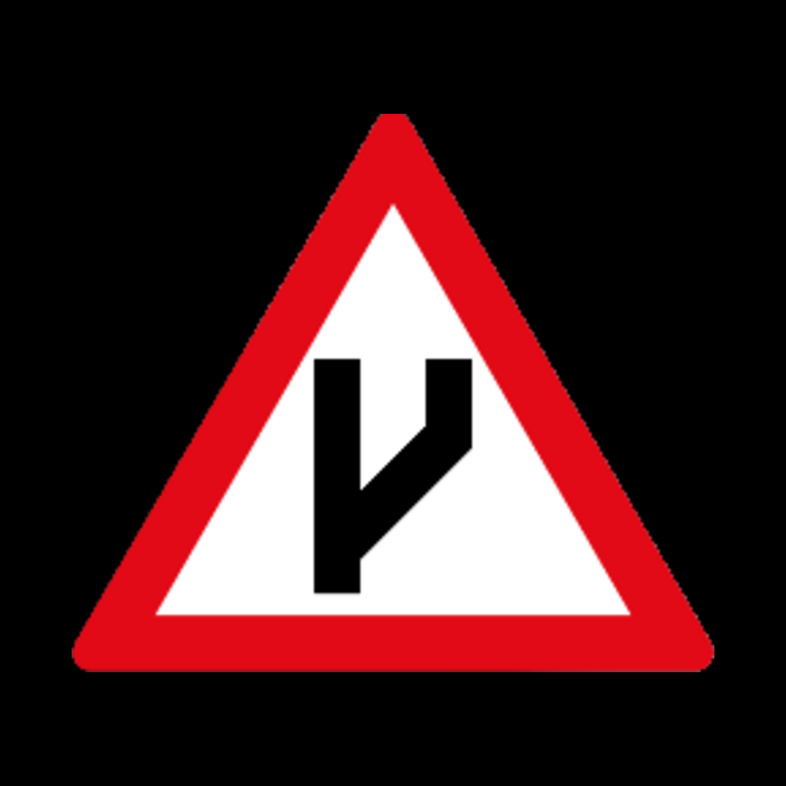 W118 – Beginning of Dual Roadway Sign
