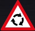 W201 Traffic Circle Sign