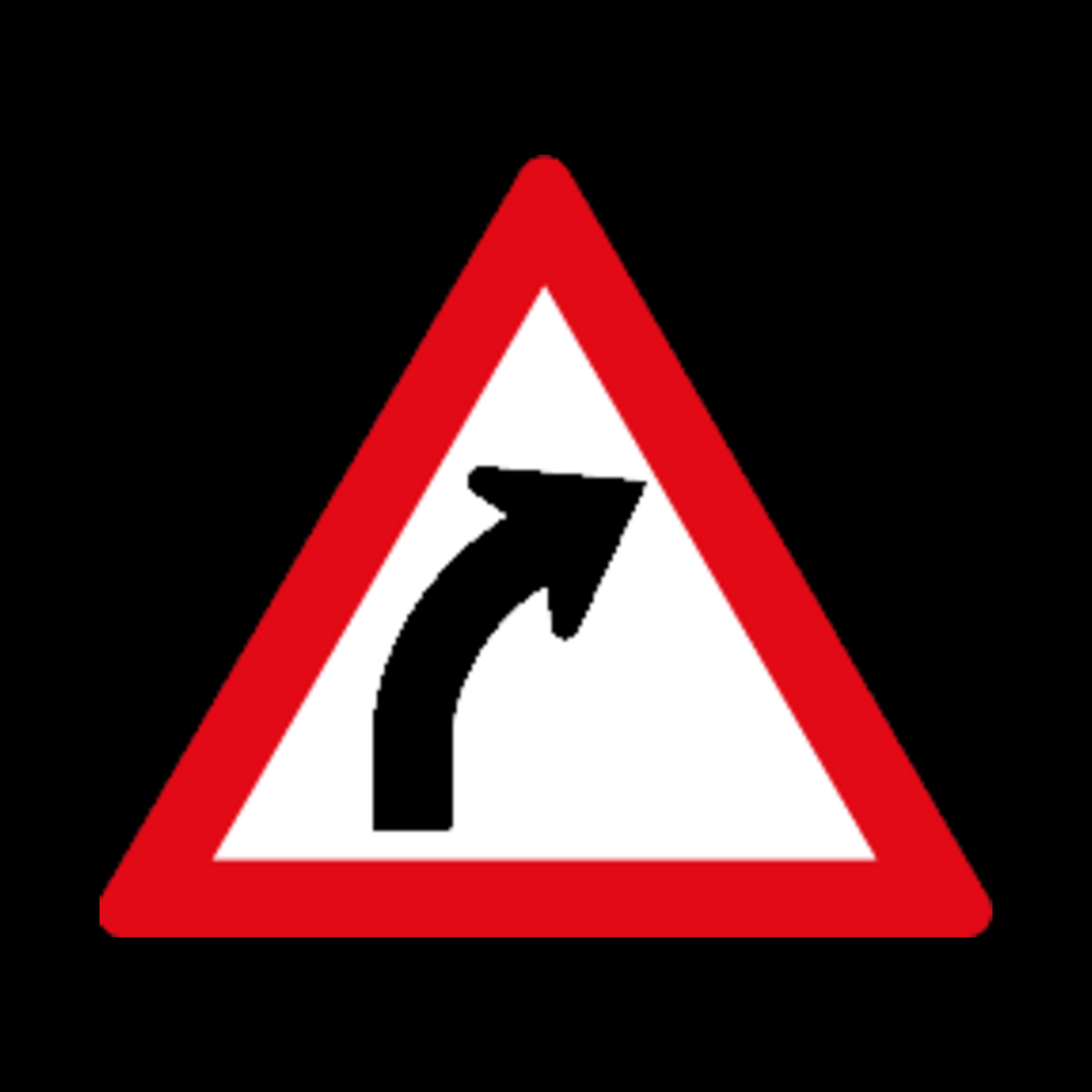 W202 – Gentle Curve Right Sign