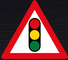 W301 Traffic Signal Ahead Sign