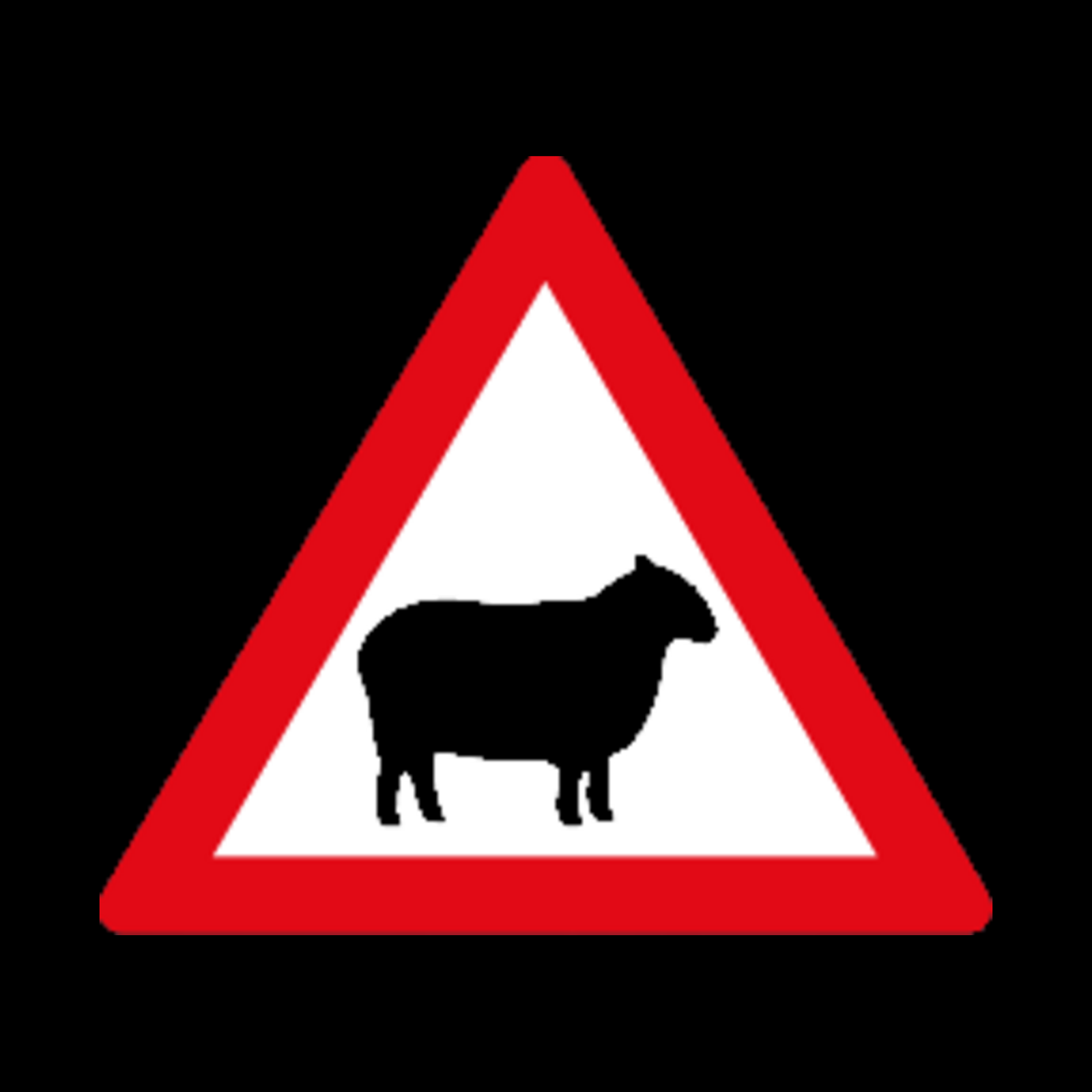W312 – Domestic Animals (Sheep) Sign