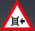 W316 Motor Gate Left Sign