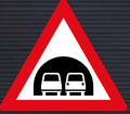 W319 Tunnel Ahead Sign