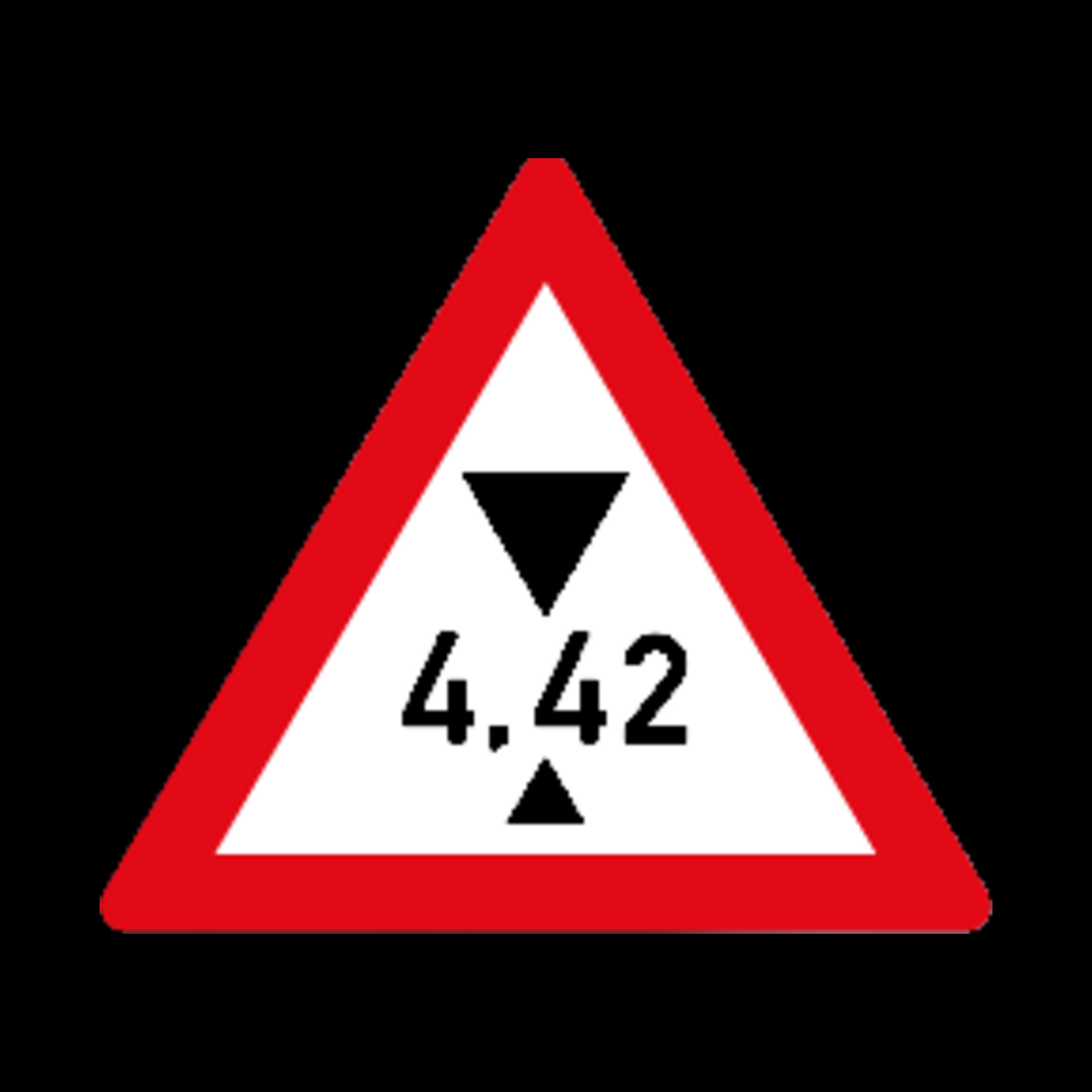 W320 – Height Restriction Sign