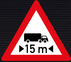 W321 Length Restricted Sign
