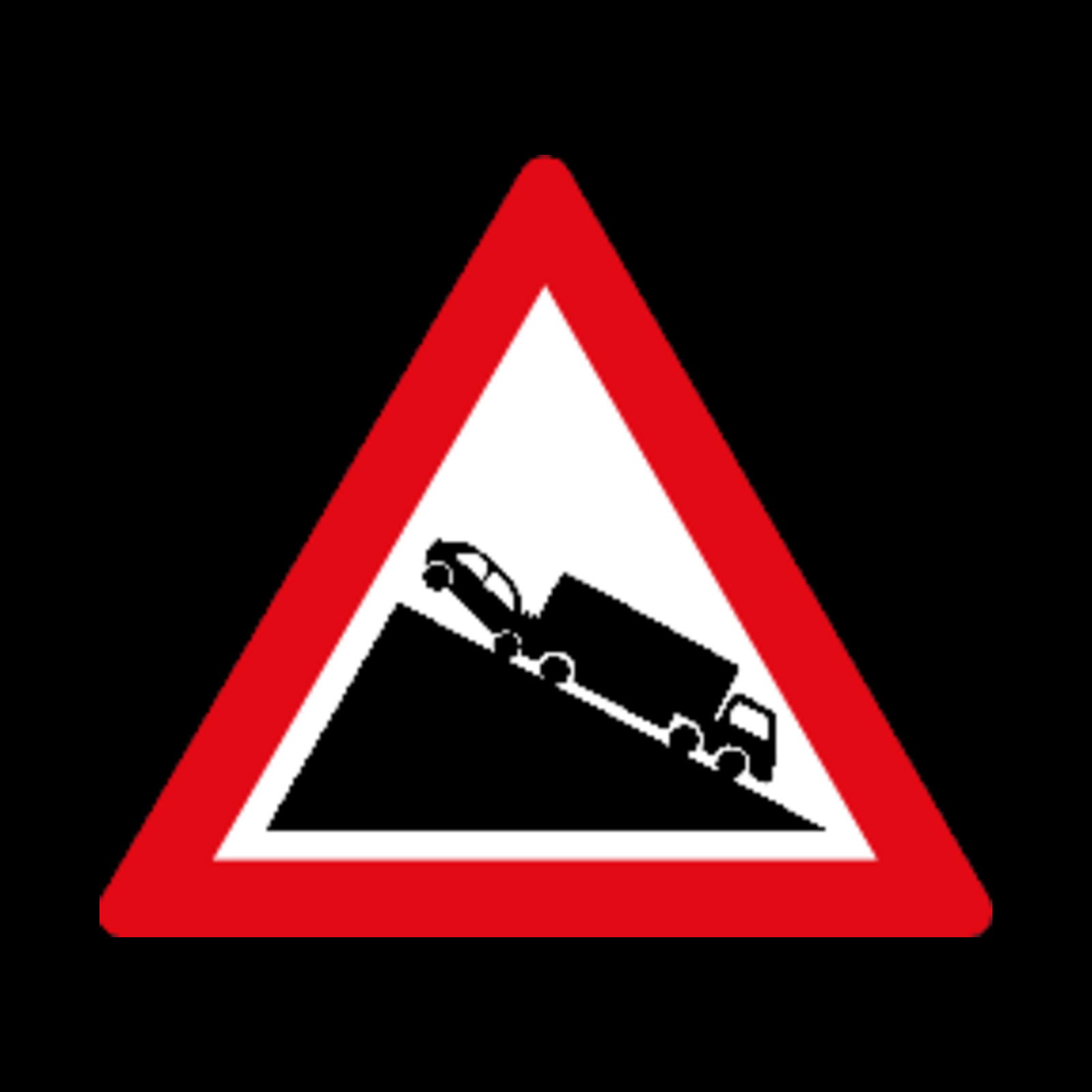 W324 – Slow Moving Heavy Vehicles Ahead Sign