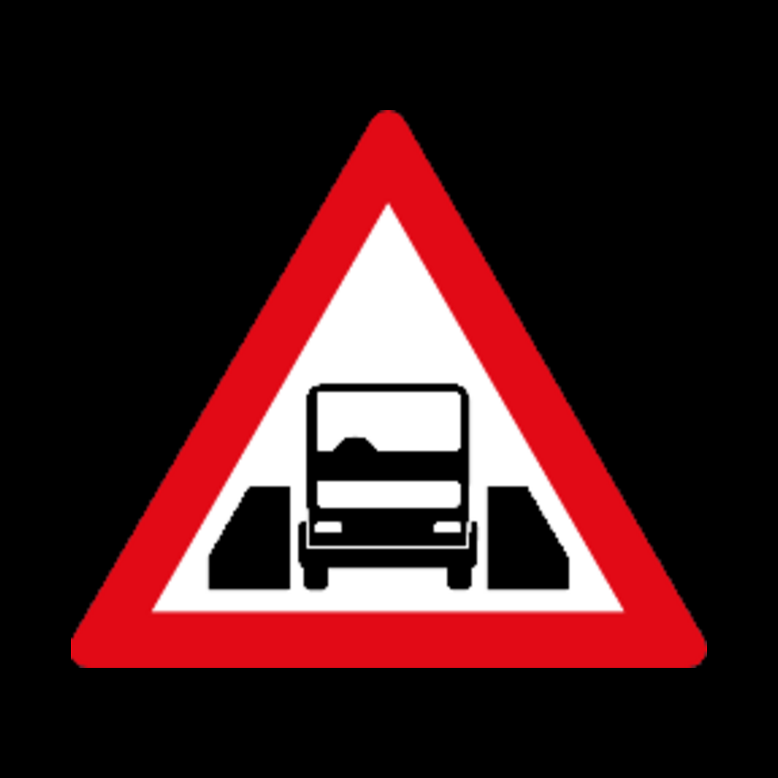 W327 – One Width Vehicle Structure Sign