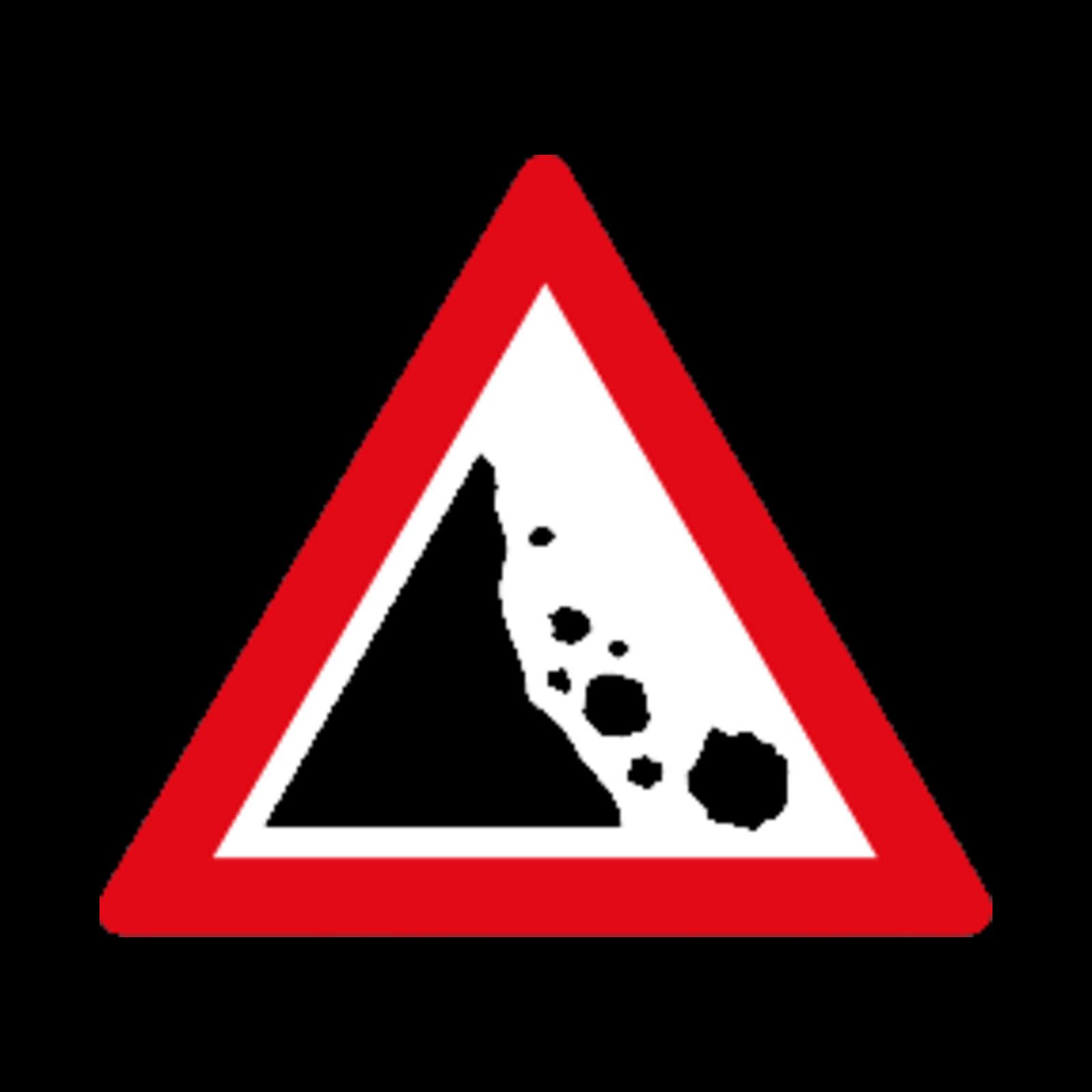 W335 – Falling Rocks from Left Sign